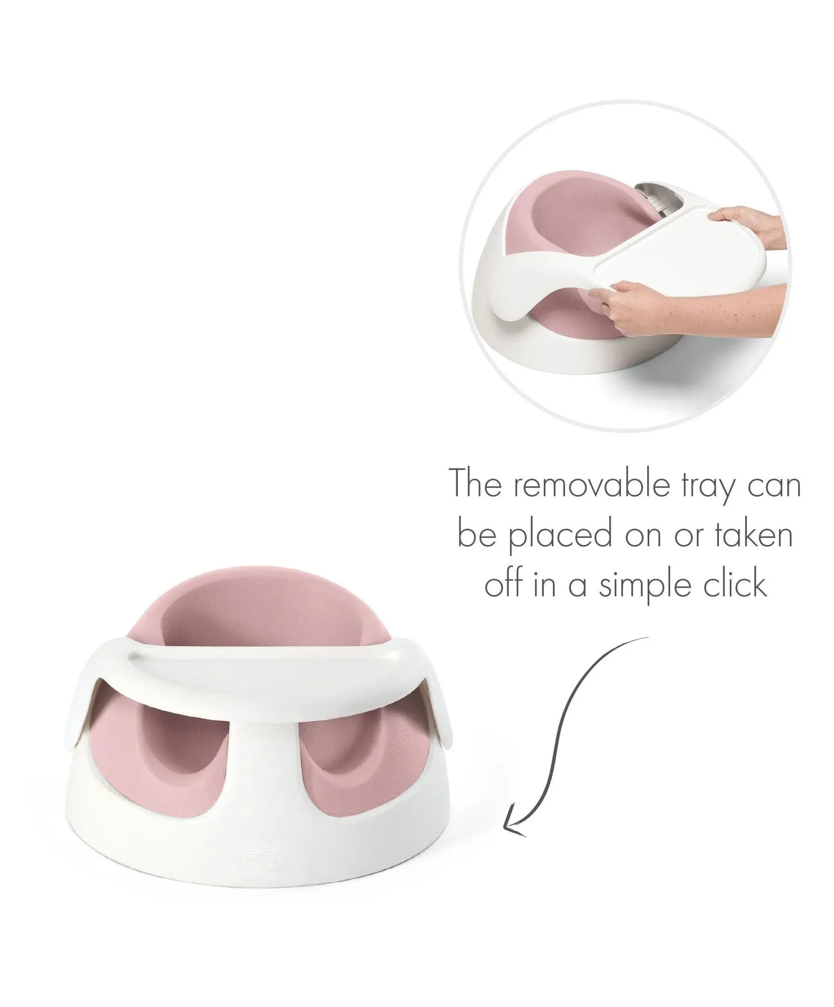 Mamas & Papas Snug Floor Seat with Activity Tray - Blossom