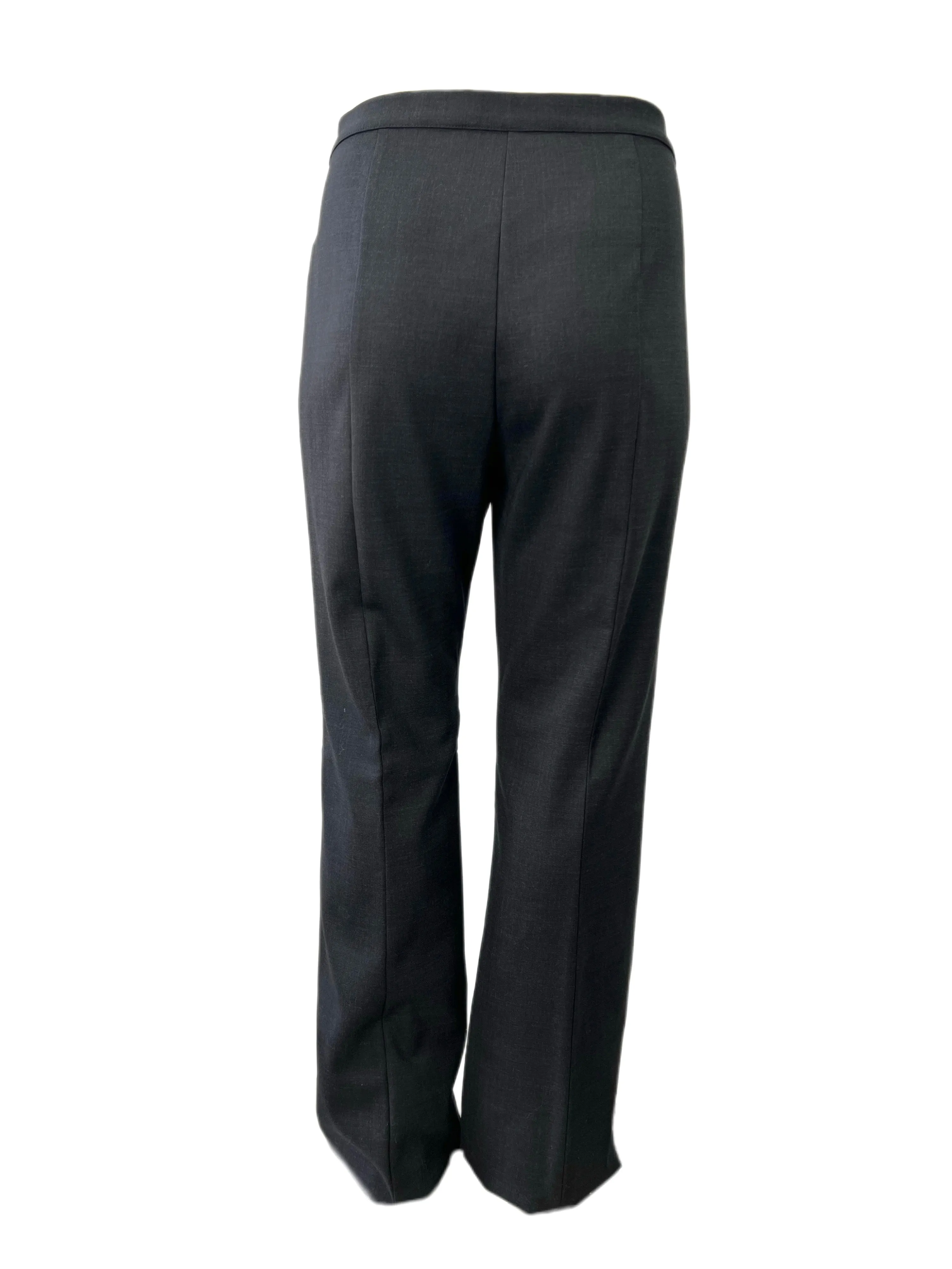 Marina Rinaldi Women's Dark Grey Regolare High Rise Pants Size 18W/27 NWT