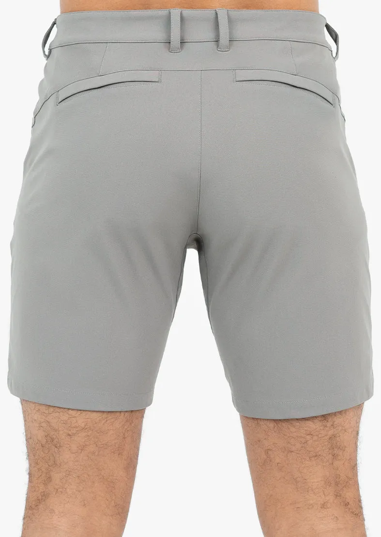 Men Adapt Shorts Classic Fit -8"R Pebble Grey