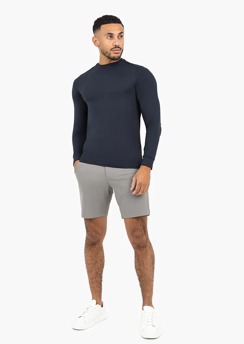 Men Adapt Shorts Classic Fit -8"R Pebble Grey
