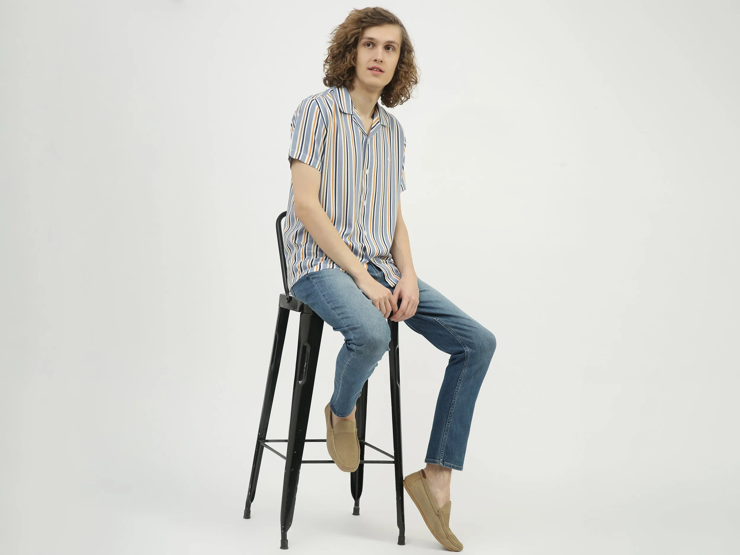 Men Solid Carrot Fit Jeans