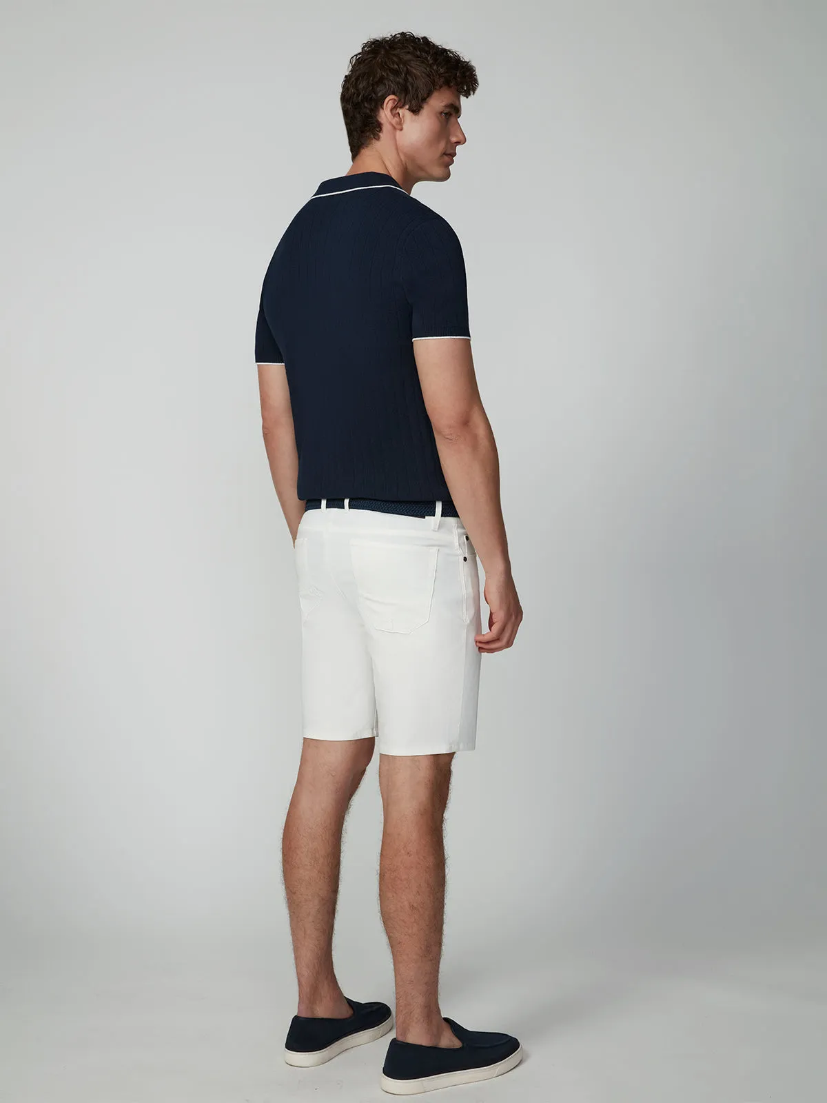 Men's 5-Pocket Solid Bungee Shorts