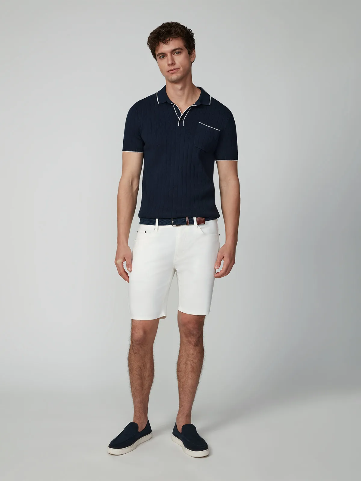 Men's 5-Pocket Solid Bungee Shorts