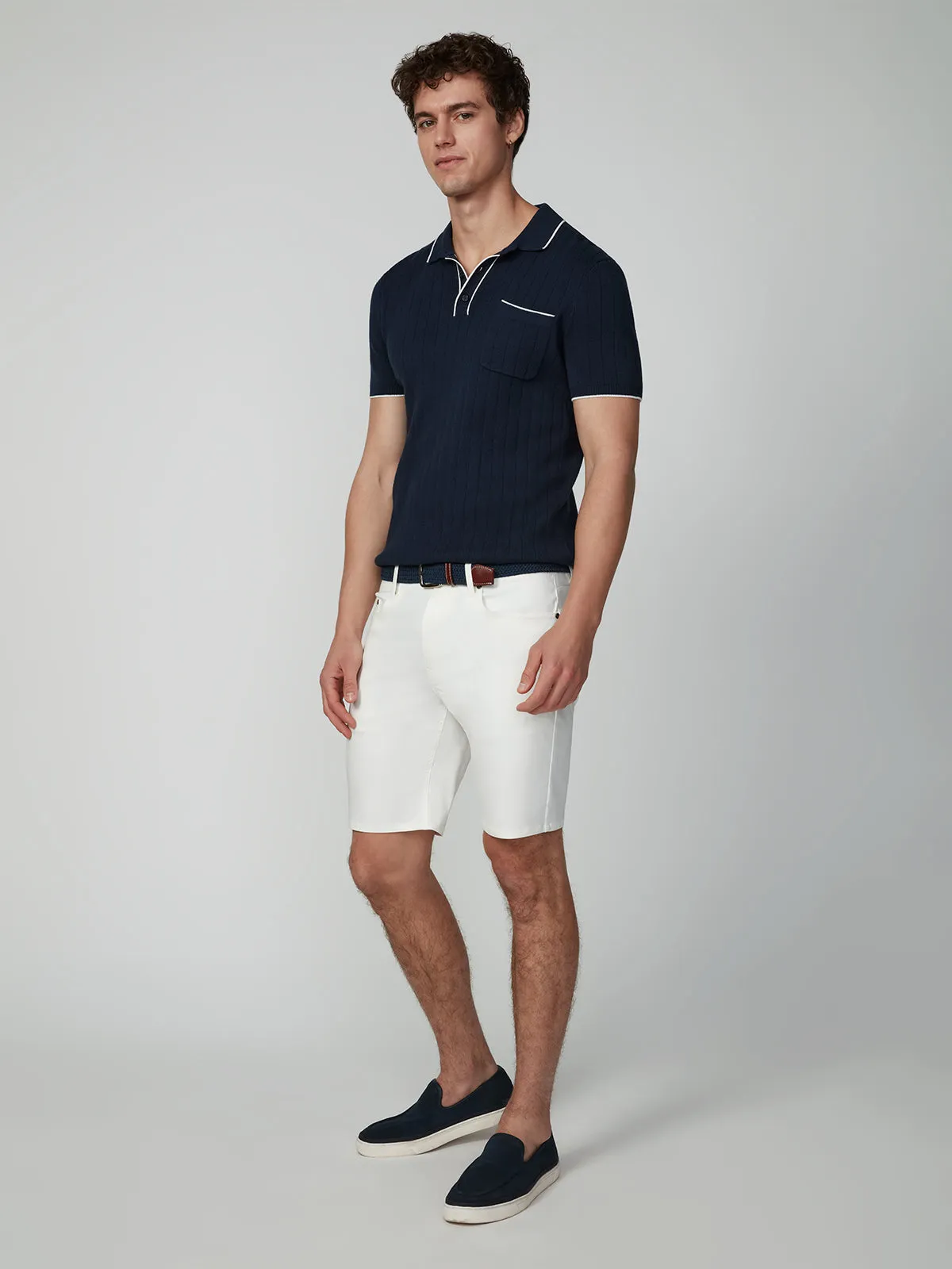 Men's 5-Pocket Solid Bungee Shorts