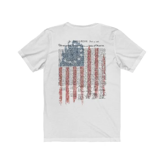 Men's Betsy Ross Flag With Declaration of Independence - Made in America