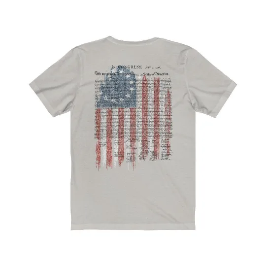 Men's Betsy Ross Flag With Declaration of Independence - Made in America