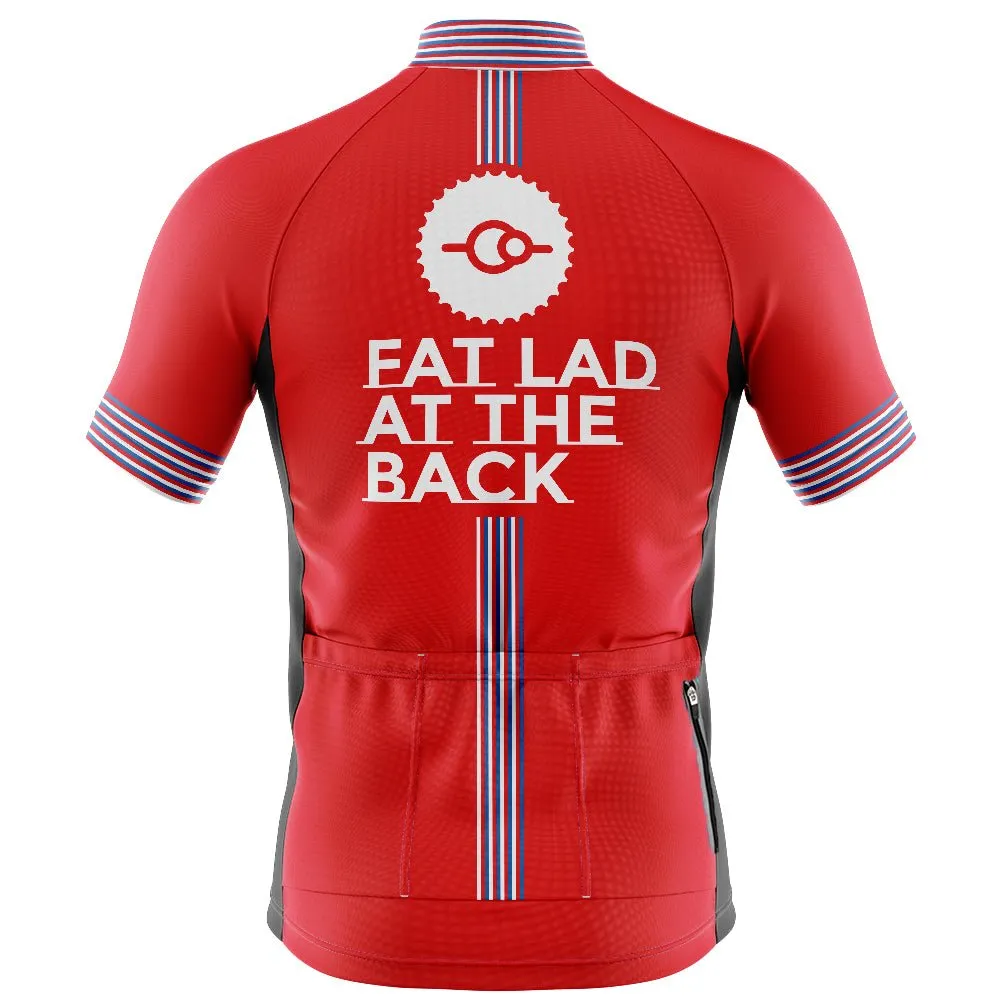 Mens Classic Red Cycling Jersey