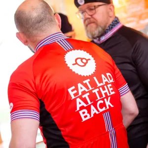 Mens Classic Red Cycling Jersey