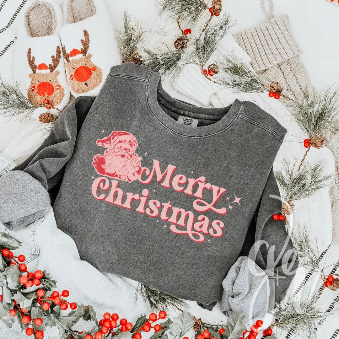 Merry Christmas - Pink Santa