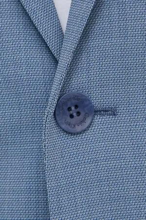 Micro Structure Slim Blazer