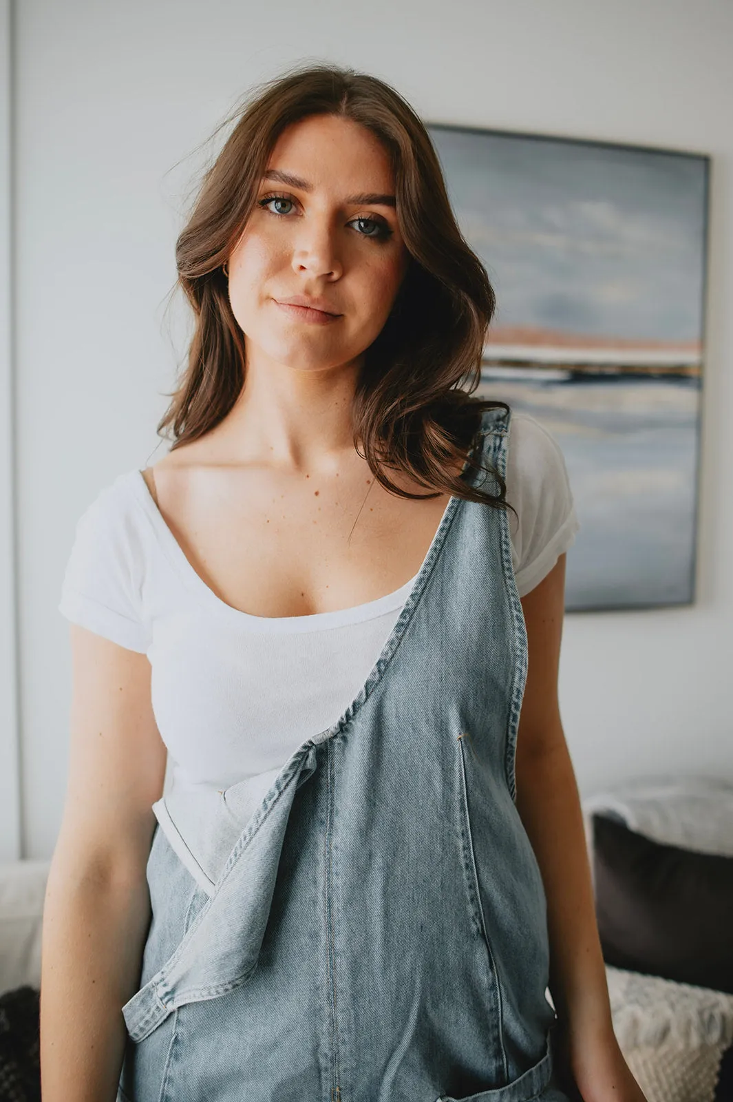 MISFIT ITEM - The Bout Time Tee by Free People - Ivory // Size L