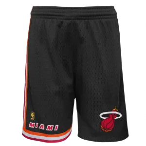 Mitchell & Ness Miami HEAT Hardwood Classic Youth Shorts