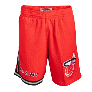 Mitchell & Ness Miami HEAT Swingman Shorts Red