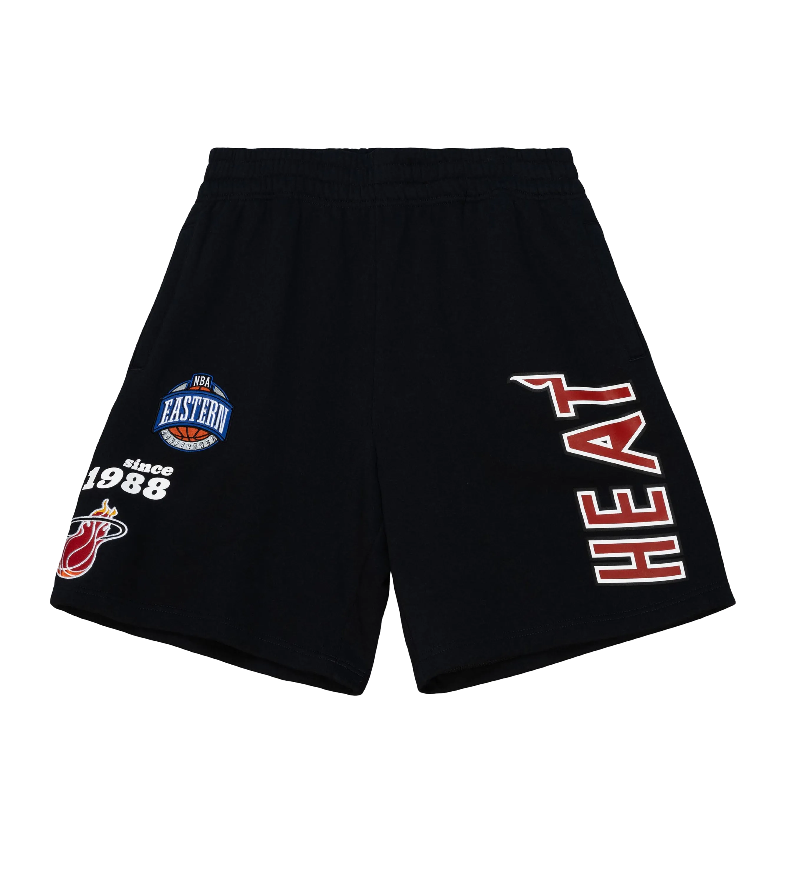 Mitchell and Ness Miami HEAT Origins Fleece Shorts