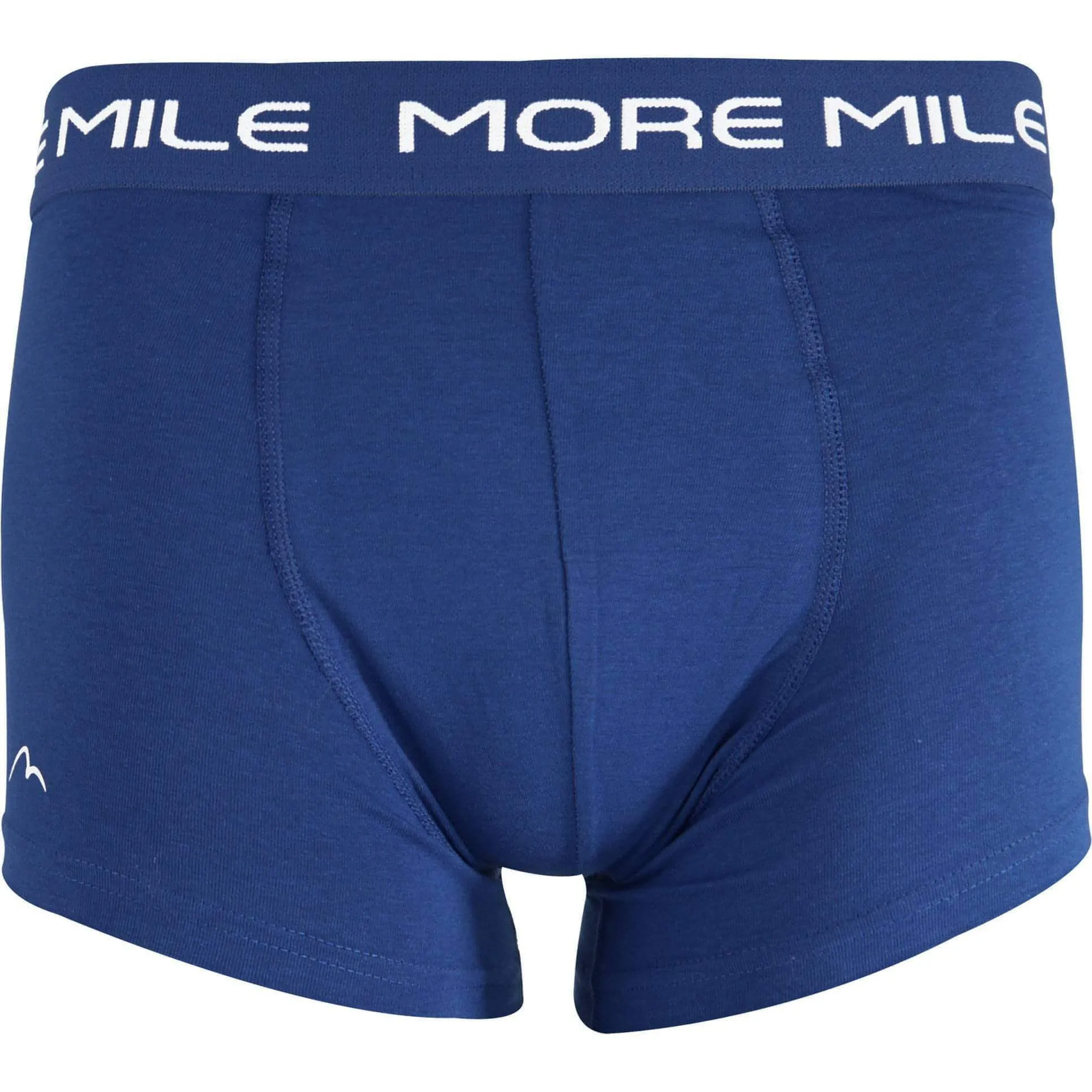 More Mile Classic (2 Pack) Mens Boxer Shorts - Blue