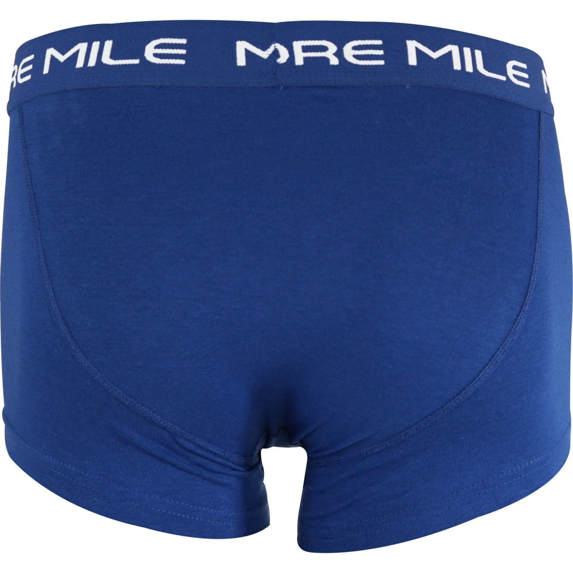 More Mile Classic (2 Pack) Mens Boxer Shorts - Blue