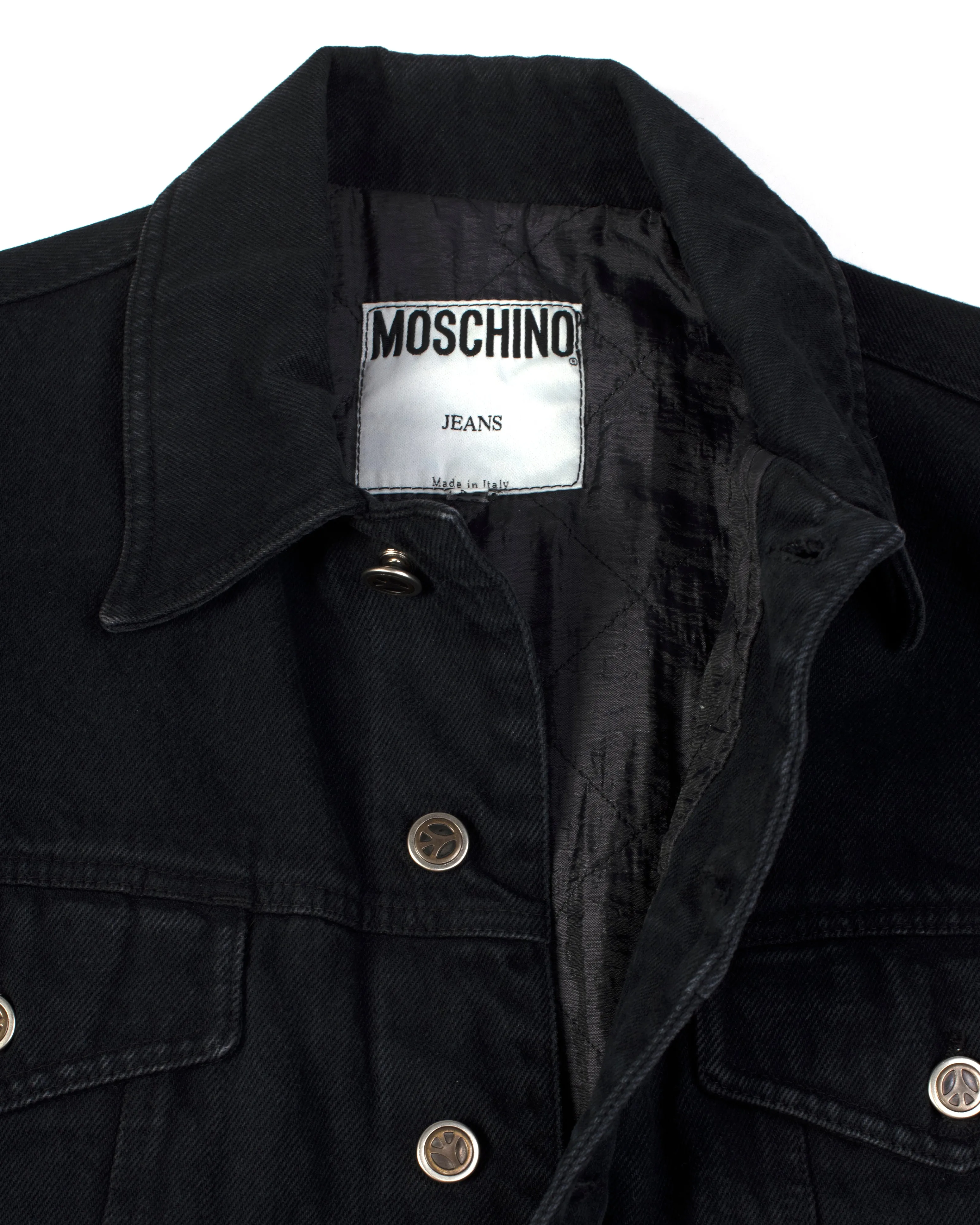 Moschino Black Tucker Jacket