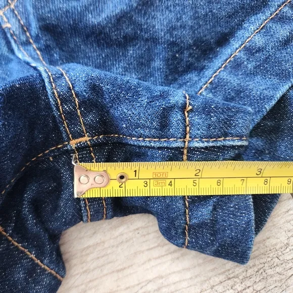 MOUSSY High Waist Denim Shorts Womens Sz 0 Dark Wash Button Fly Exposed  3&quot; NEW