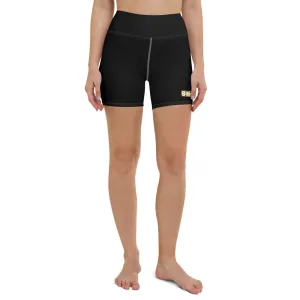 Multi-black Kente SHORMEHD Biker Shorts