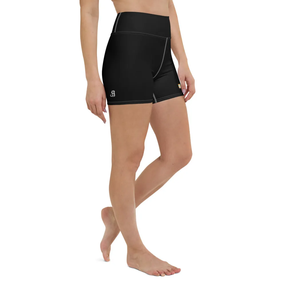Multi-black Kente SHORMEHD Biker Shorts