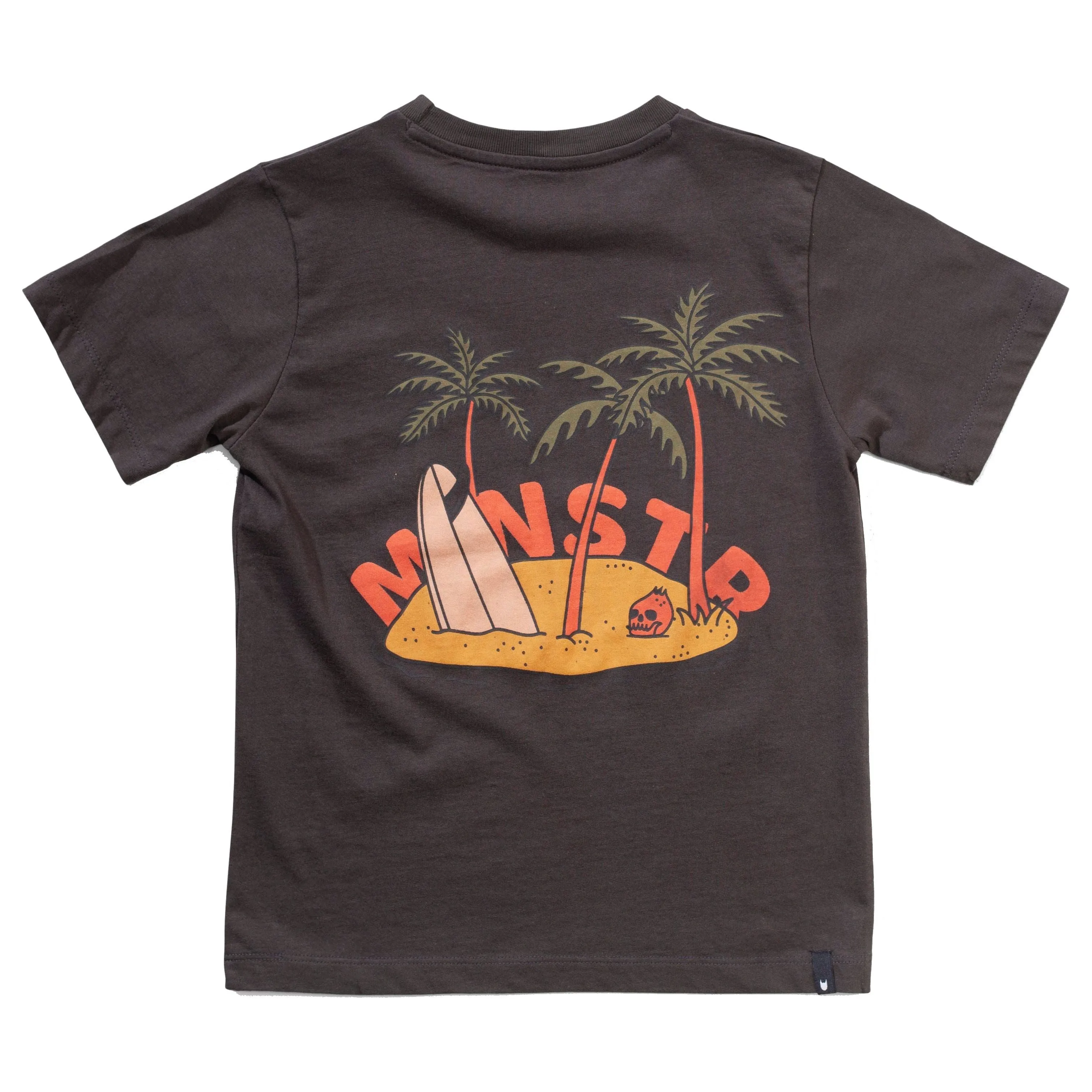 Munisland Ss Tee - Soft Black