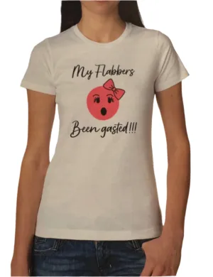 My Flabbers Been Gasted Graphic Emoji T-Shirt