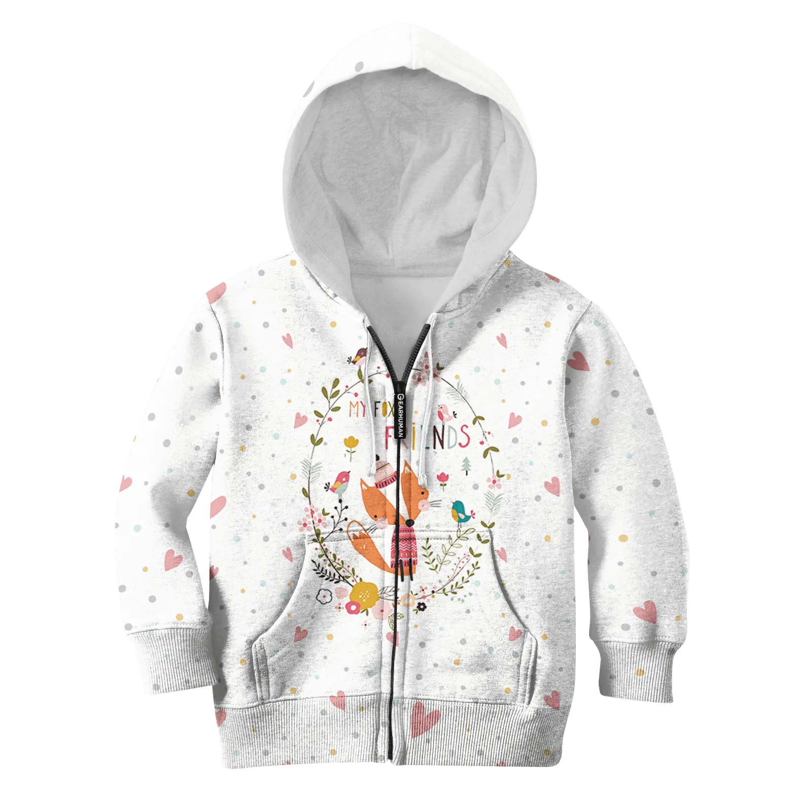 My Foxy Friends Custom Cosplay Kid Hoodie