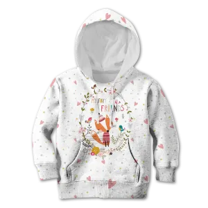 My Foxy Friends Custom Cosplay Kid Hoodie