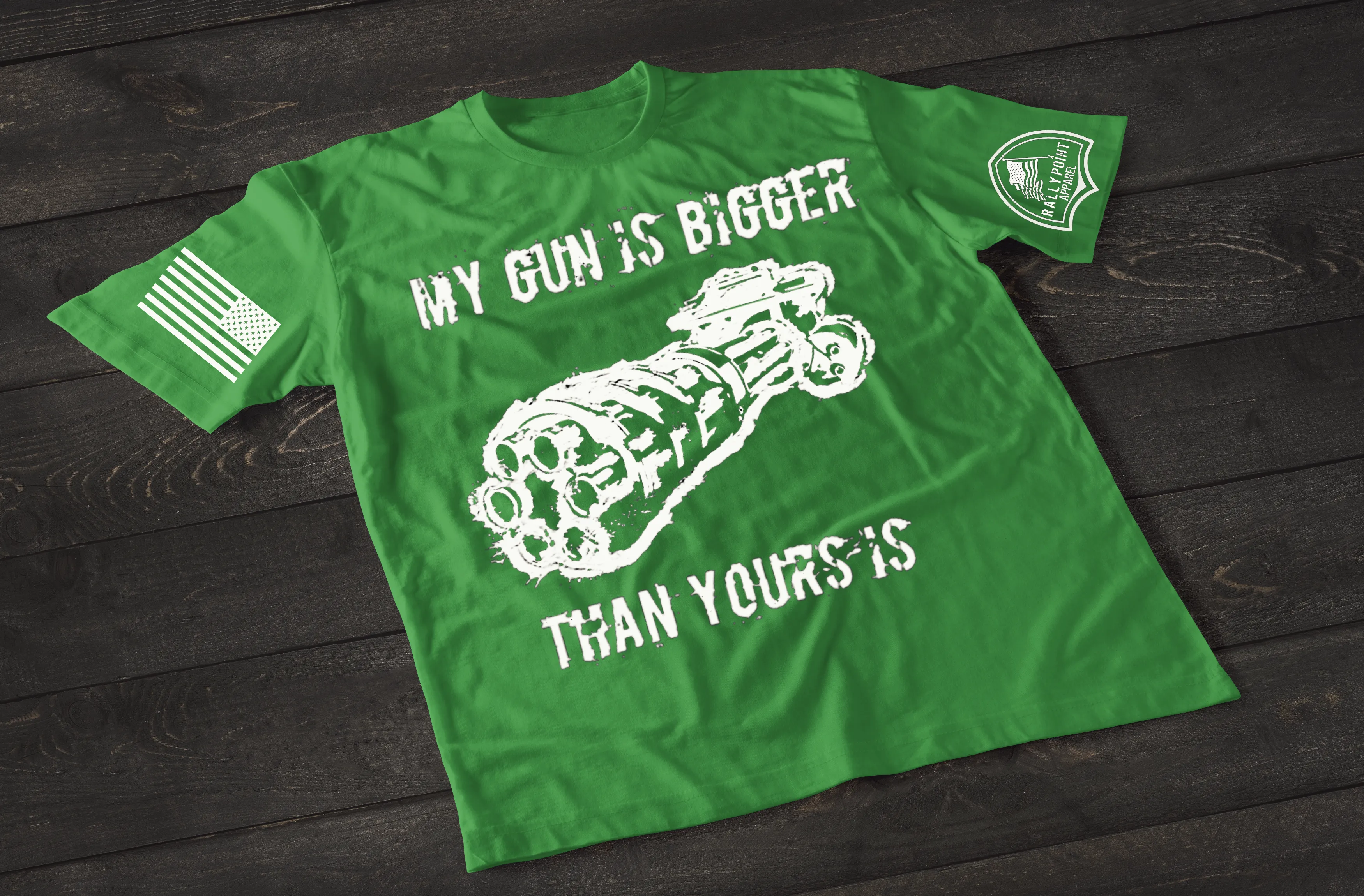 My Gun Is Bigger Than Yours Patriotic Shirt
