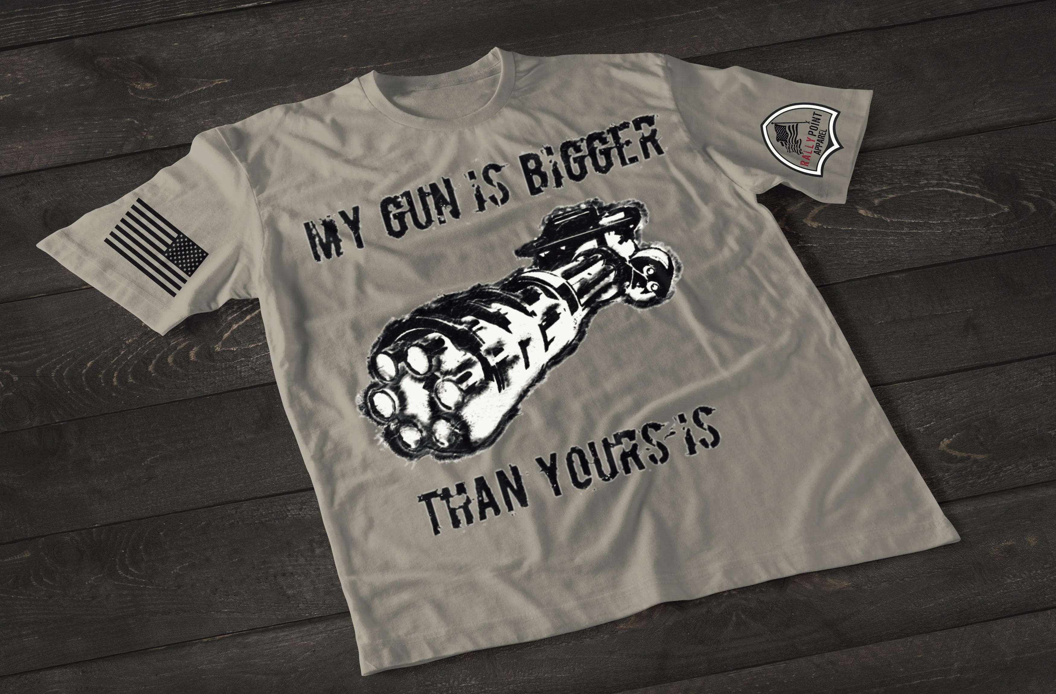 My Gun Is Bigger Than Yours Patriotic Shirt