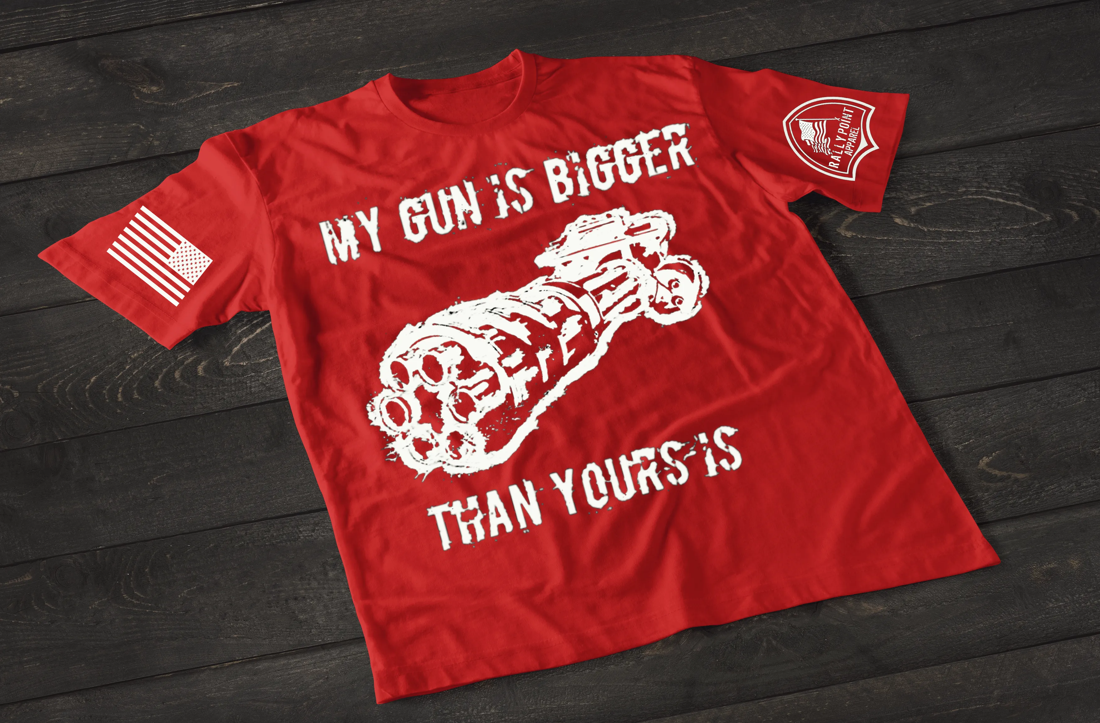 My Gun Is Bigger Than Yours Patriotic Shirt