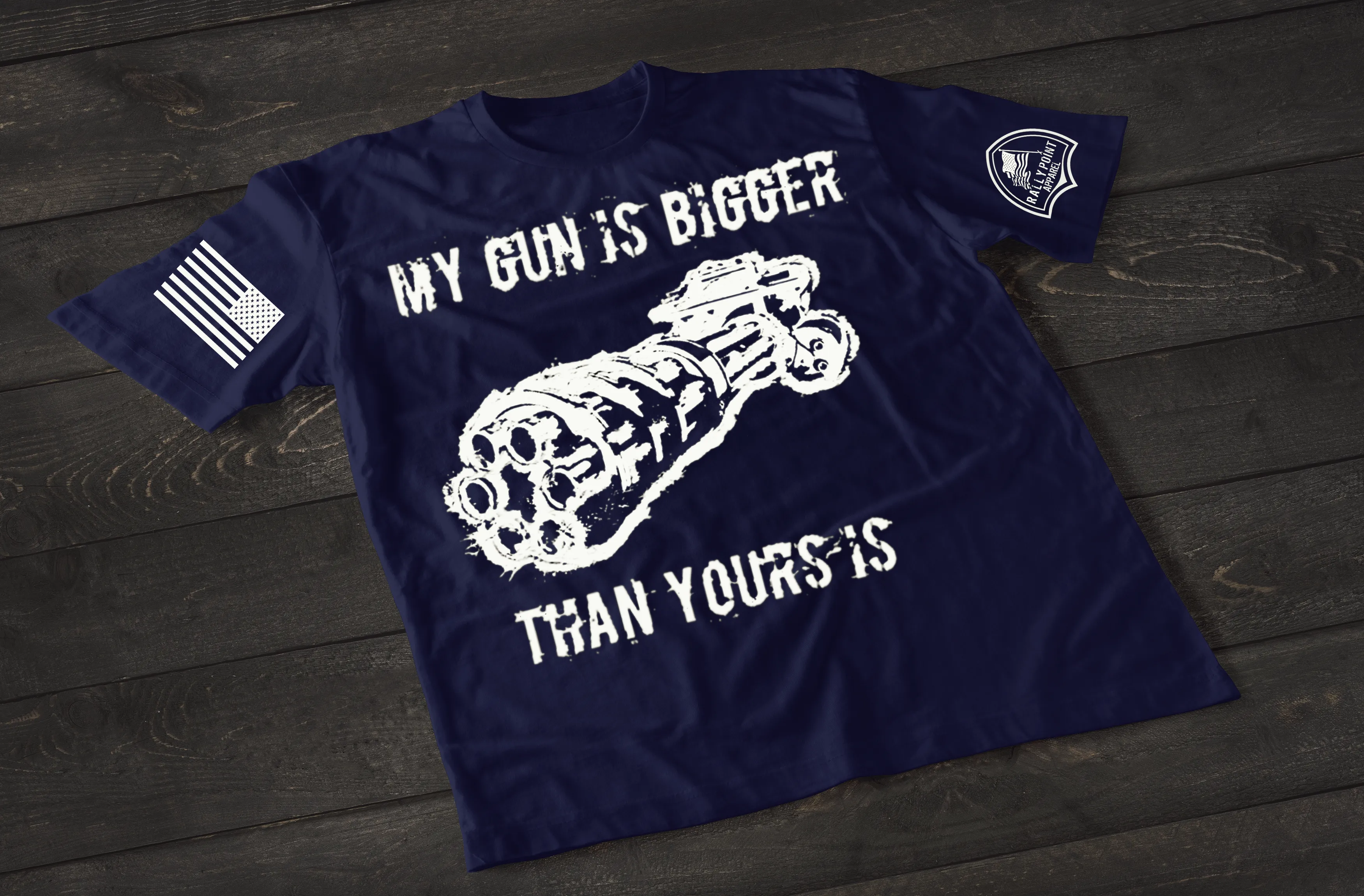 My Gun Is Bigger Than Yours Patriotic Shirt