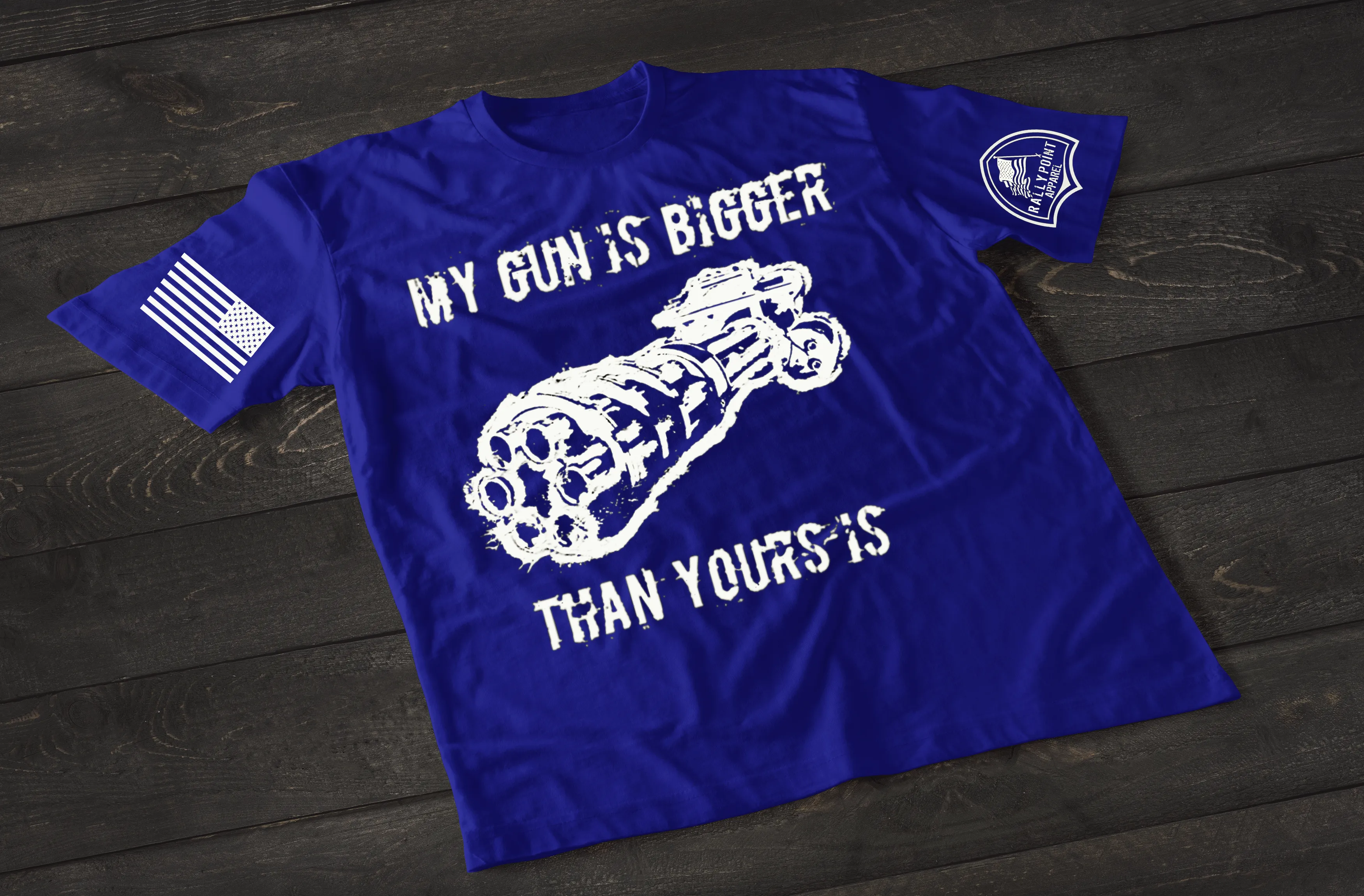My Gun Is Bigger Than Yours Patriotic Shirt