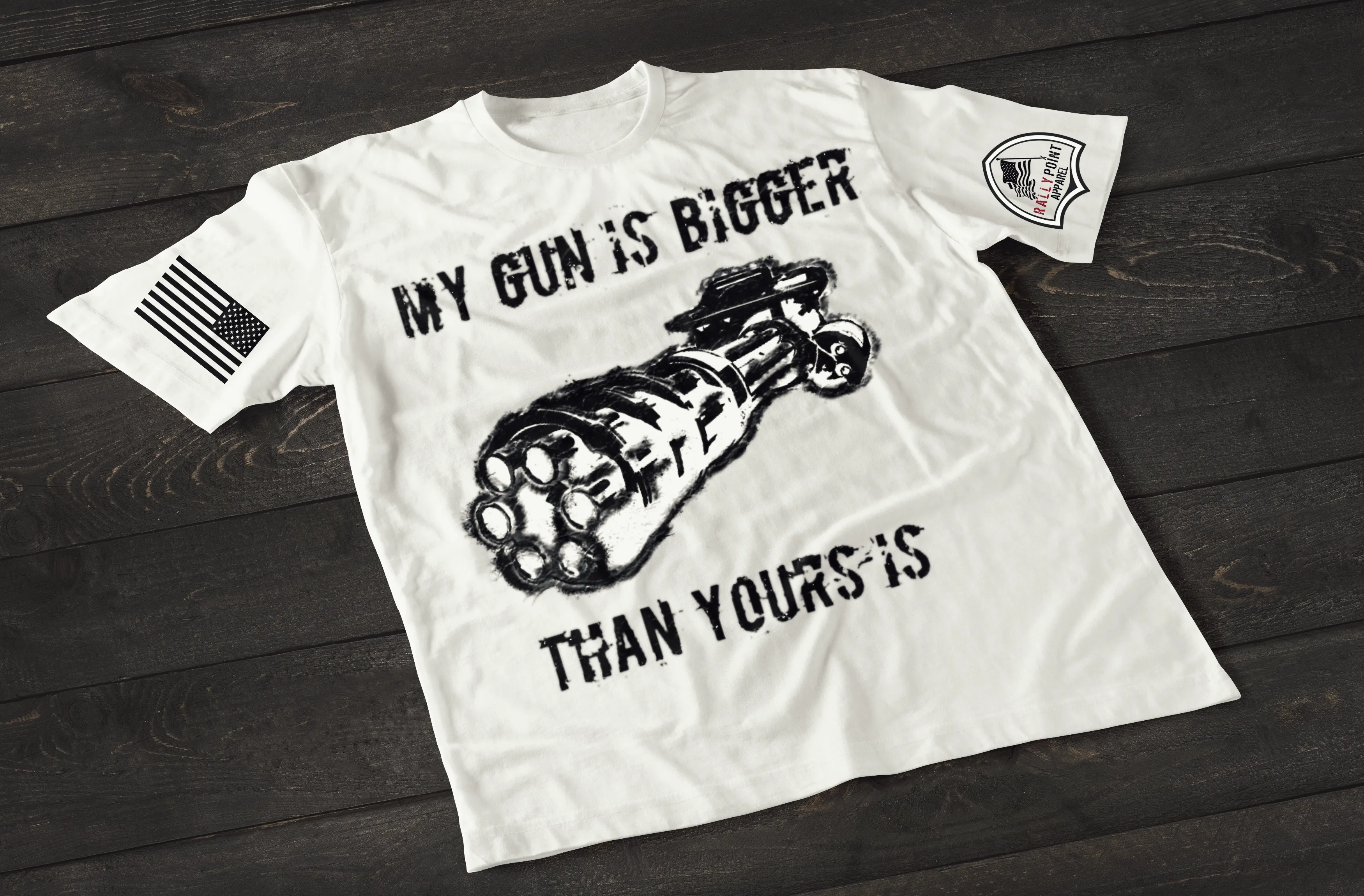My Gun Is Bigger Than Yours Patriotic Shirt