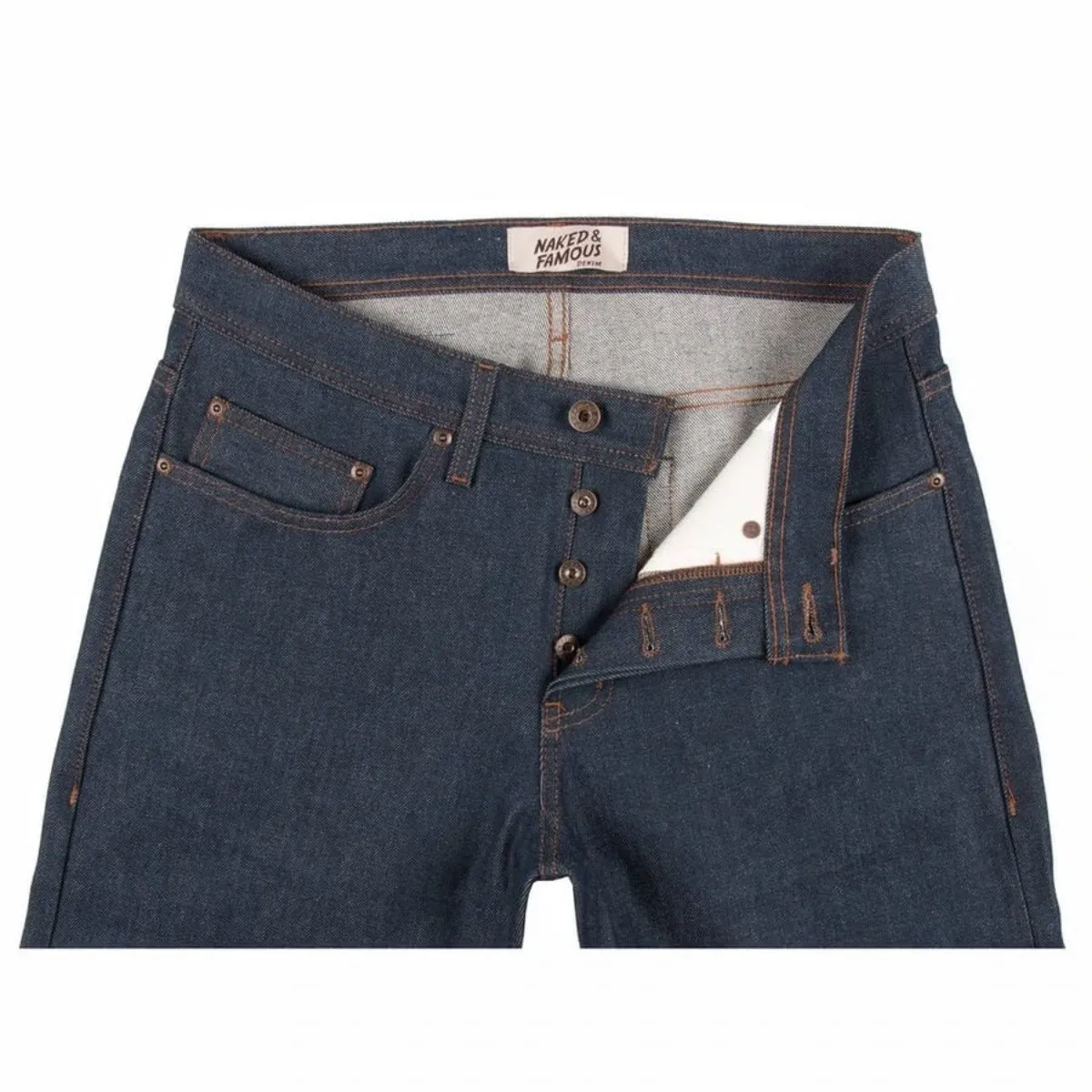 Naked & Famous Denim Natural Indigo Selvedge - Weird Guy Jeans