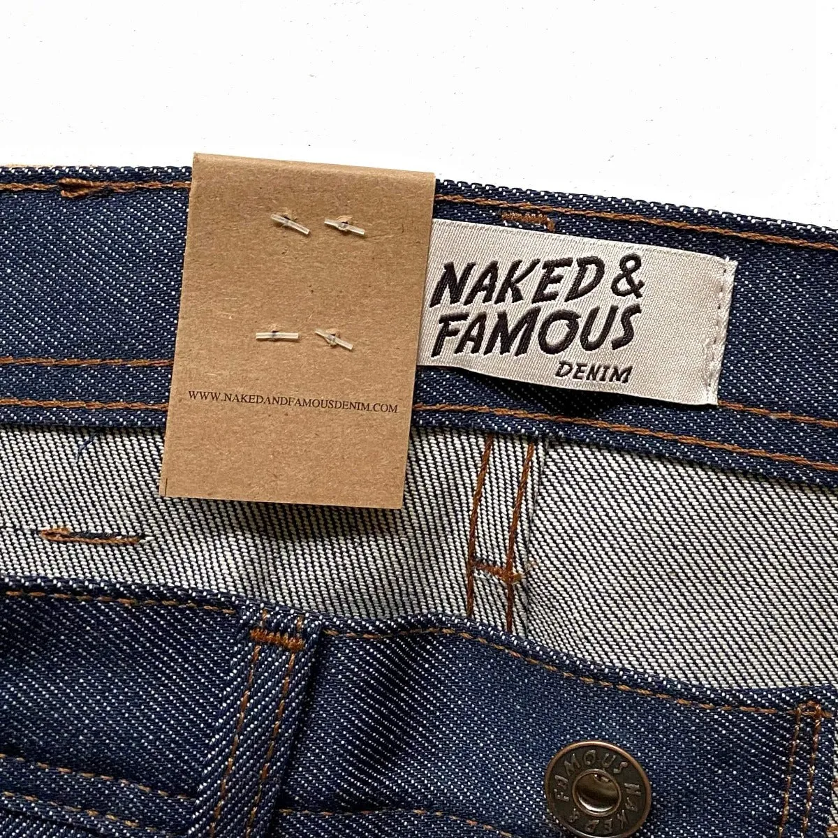 Naked & Famous Denim Natural Indigo Selvedge - Weird Guy Jeans