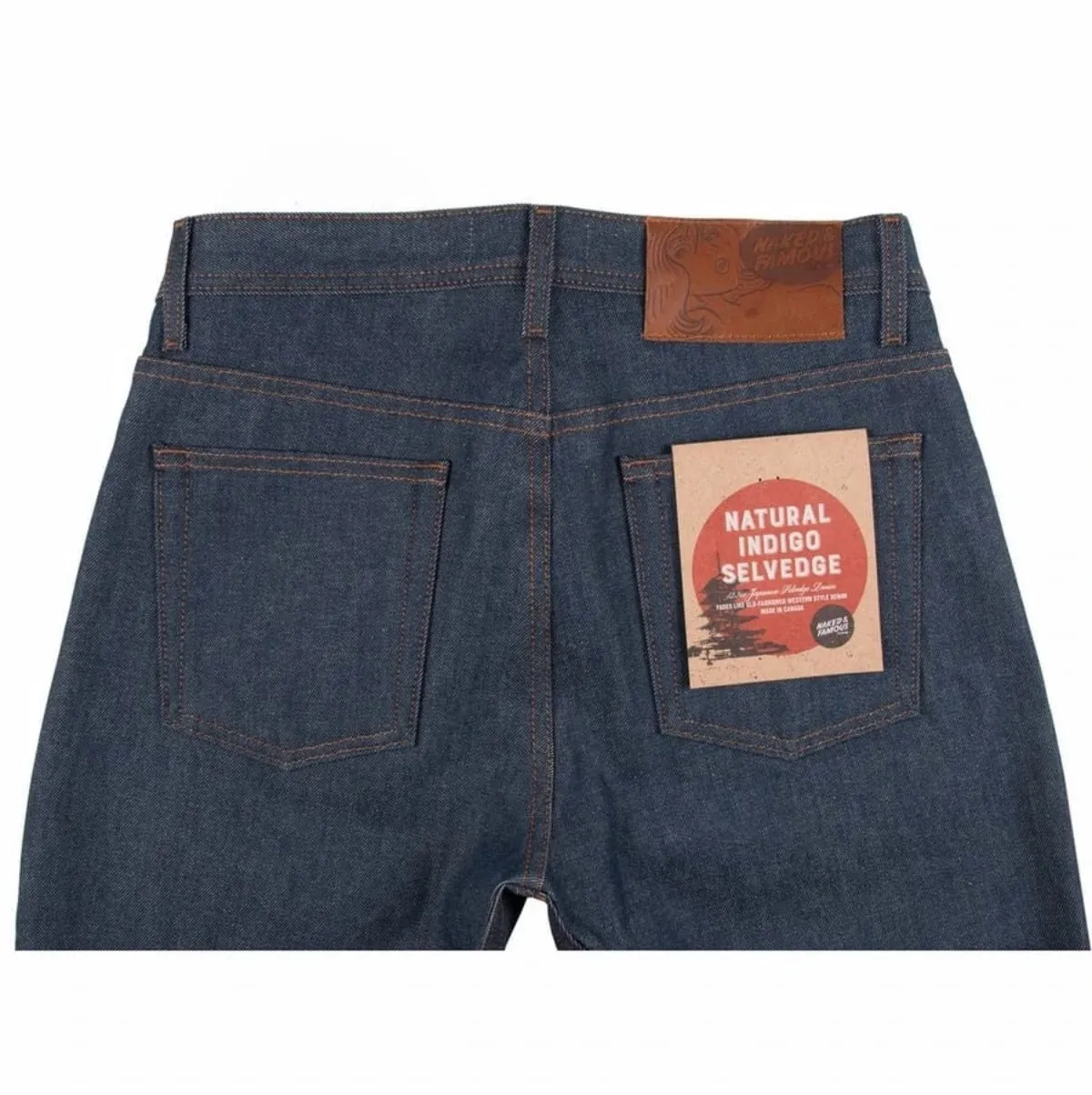 Naked & Famous Denim Natural Indigo Selvedge - Weird Guy Jeans