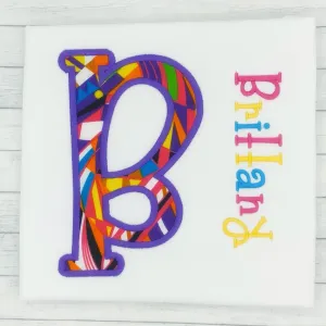 Name Shirt Multi Color Print - African Print