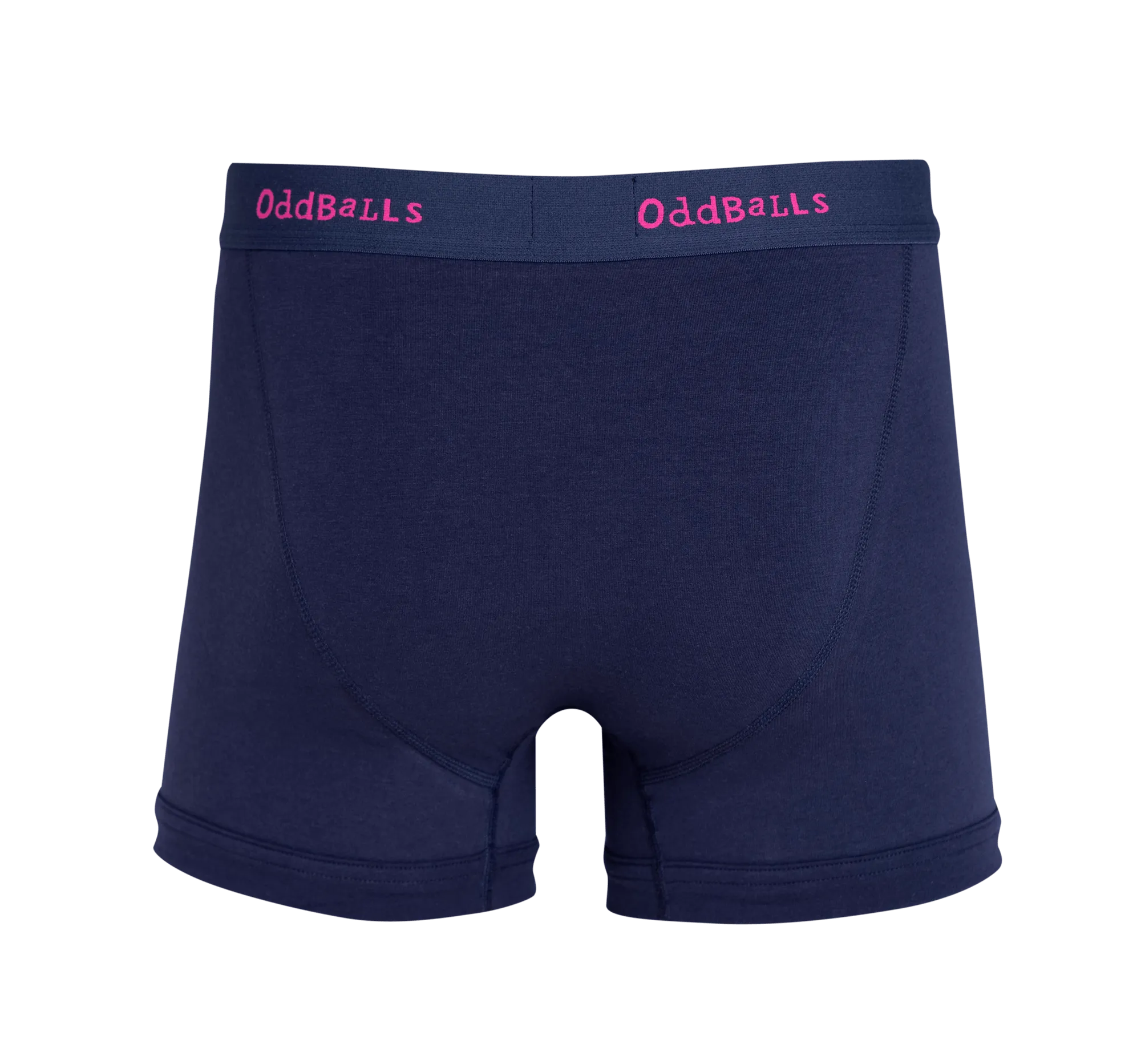 Navy & Magenta - Mens Boxer Shorts