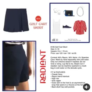 NEW Arrival | Cabi Golf Cart Skort Style 6195