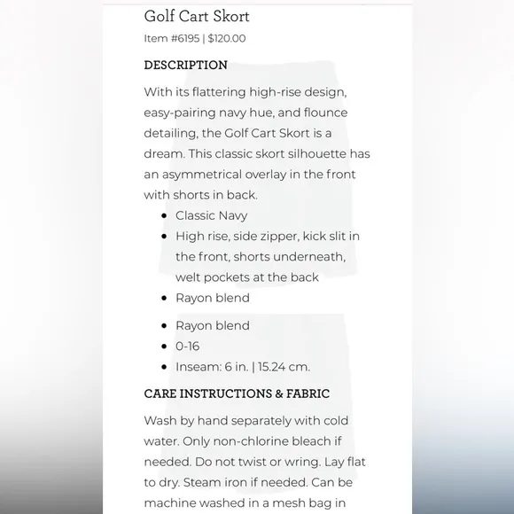 NEW Arrival | Cabi Golf Cart Skort Style 6195