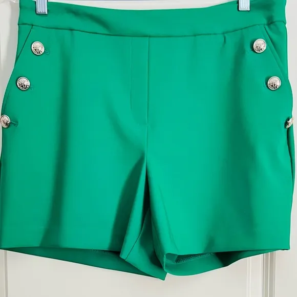 New Rachel  Zoe High Waisted Gold Button shorts