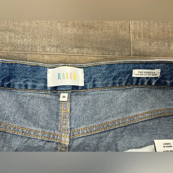 NEW Rails Fairfax High Rise Cut Off Short