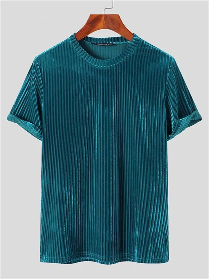 New Short Sleeve Velvet T-Shirts