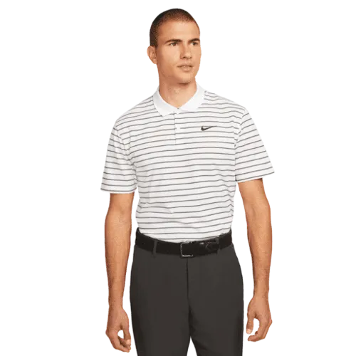 NIKE DRI-FIT STRIPE POLO SHIRT