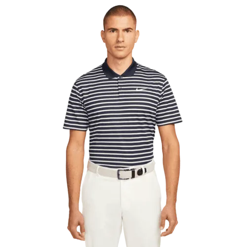 NIKE DRI-FIT STRIPE POLO SHIRT