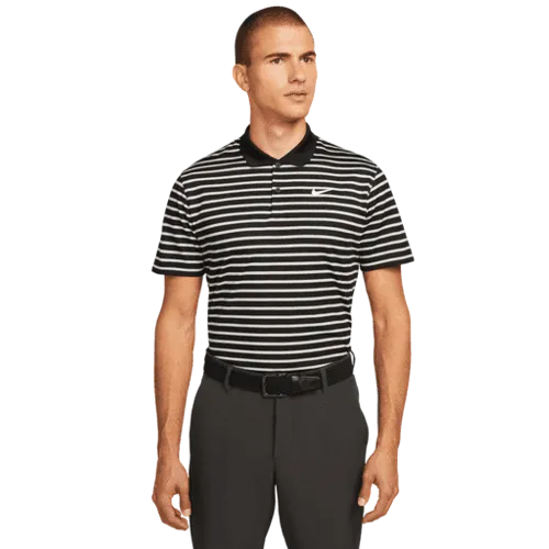 NIKE DRI-FIT STRIPE POLO SHIRT