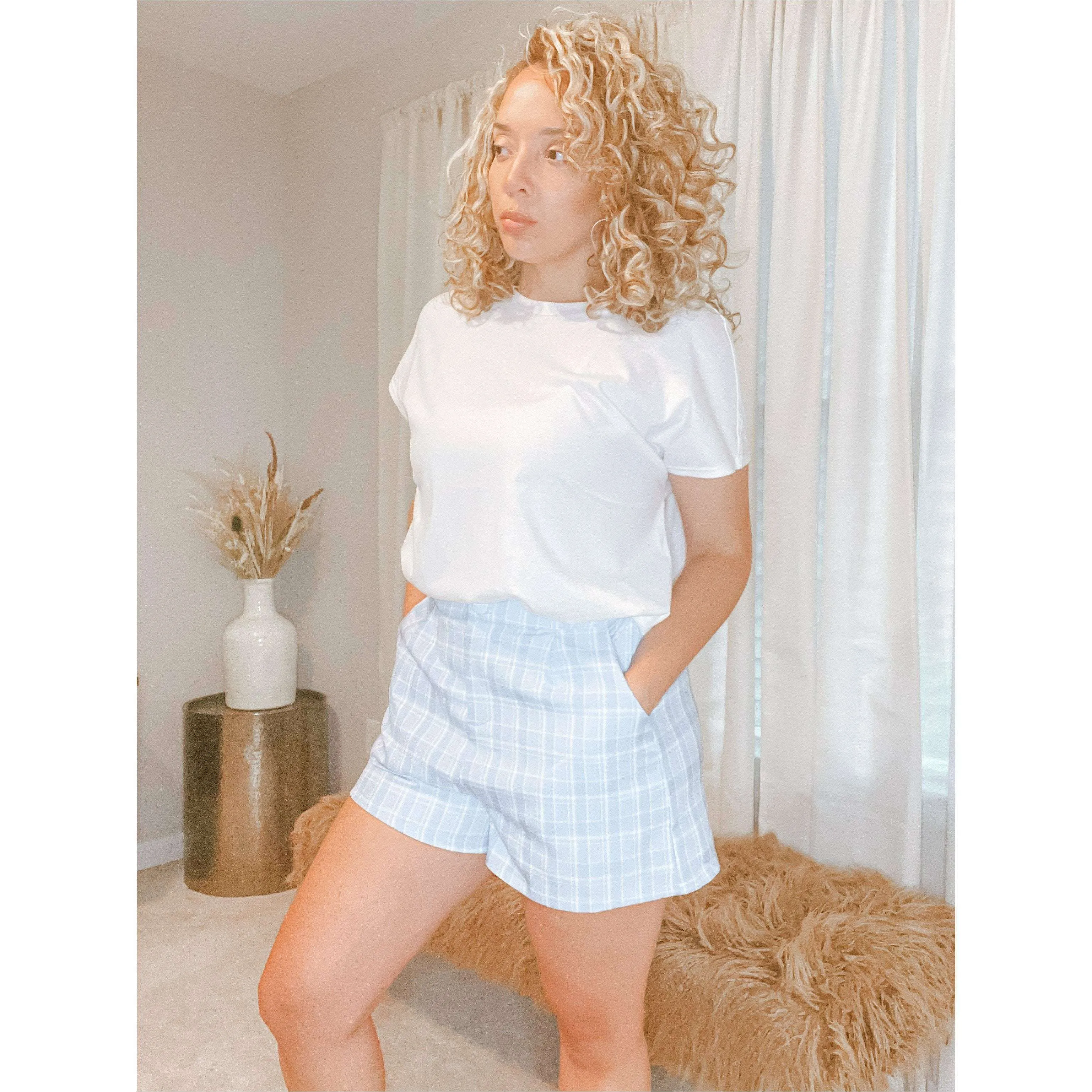 Nora Shorts (Blue)