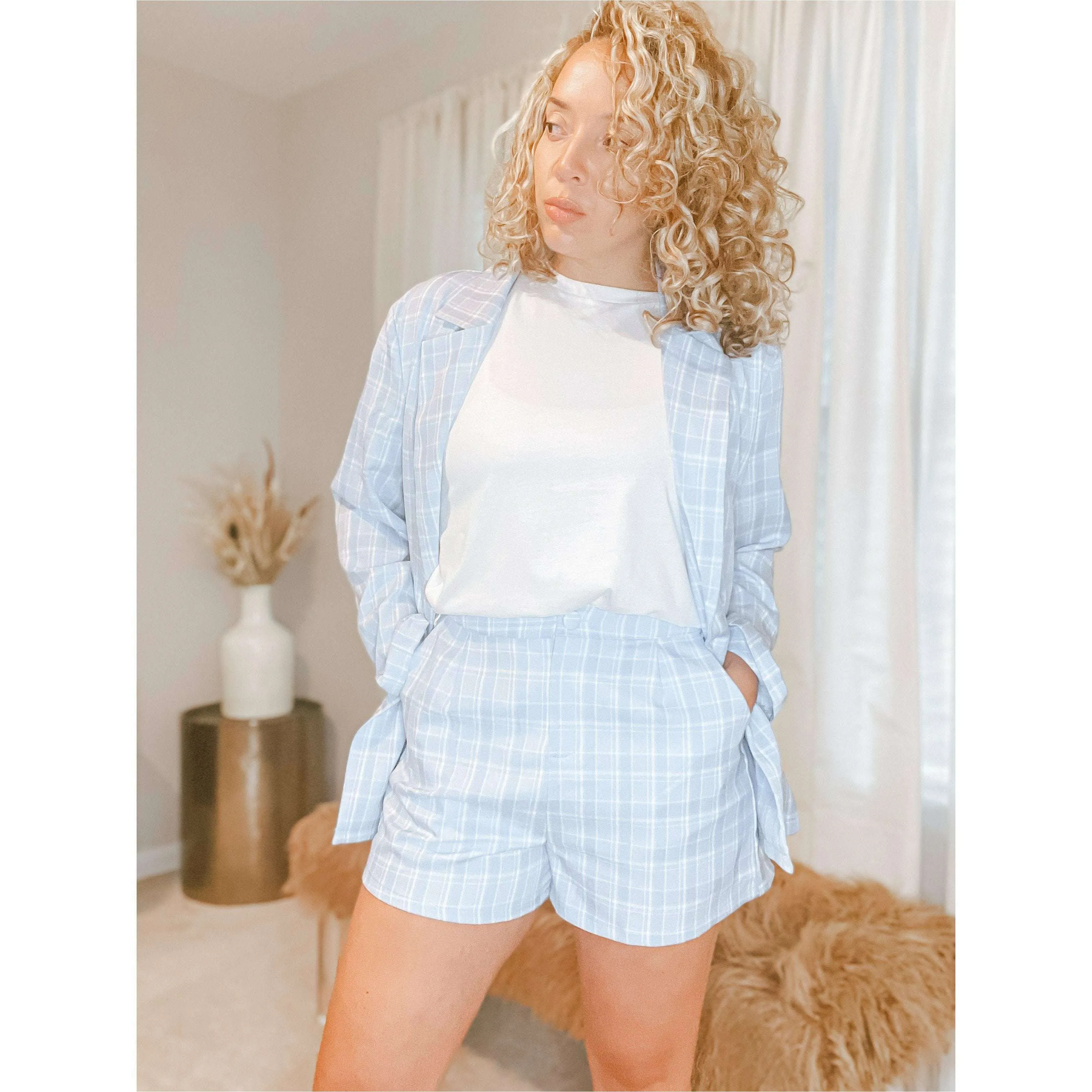 Nora Shorts (Blue)