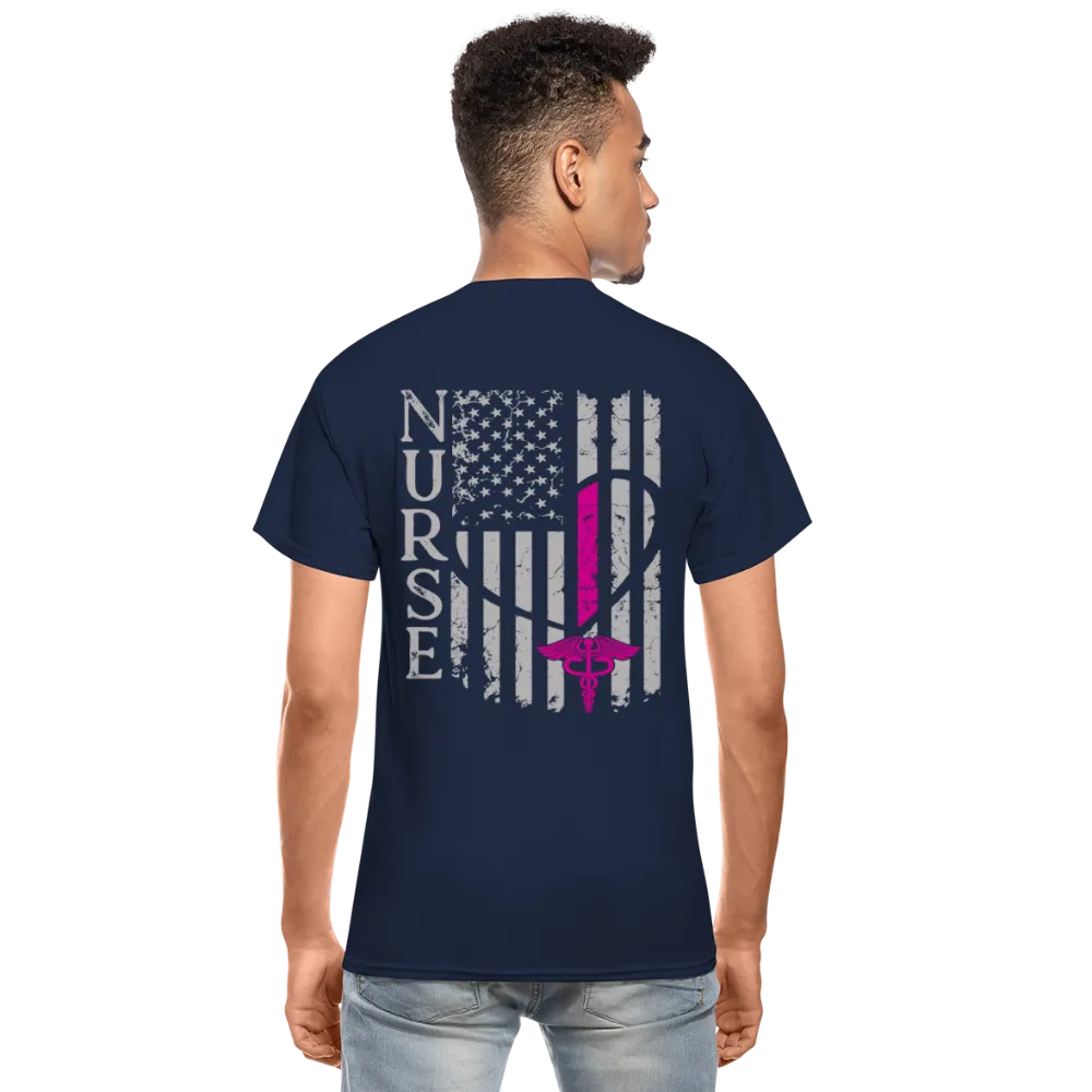 Nurse Flag Gildan Ultra Cotton Adult T-Shirt (CK1213)  